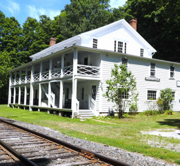THE STATION HOTEL AND THE RAILROAD